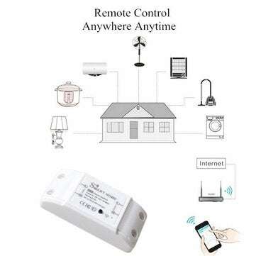 Smart Home Circuit Switch/Breaker Wireless Remote Control Timing Function Support Voice Control Supp