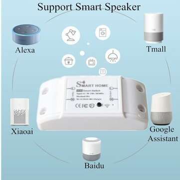 Smart Home Circuit Switch/Breaker Wireless Remote Control Timing Function Support Voice Control Supp