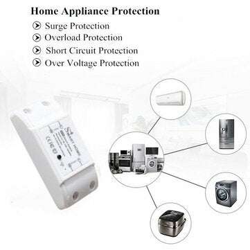 Smart Home Circuit Switch/Breaker Wireless Remote Control Timing Function Support Voice Control Supp