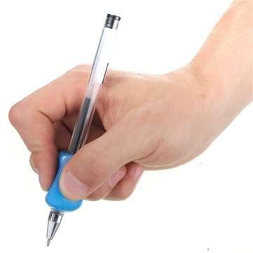 Soft Pen Holder Kids Ultra Pencil Pen Control Right Left Handed Holder Soft Silicone Grip Ambidextro