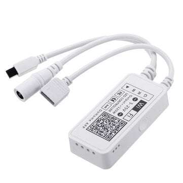 Smart bluetooth Music LED Controller Work with Apple Homekit Amazon Alexa for RGB Strip Light DC5-25