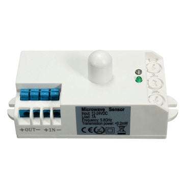 SK-807-DC DC 12V-24V 5.8GHz Microwave Radar Sensor Body Motion HF Detector Light Switch