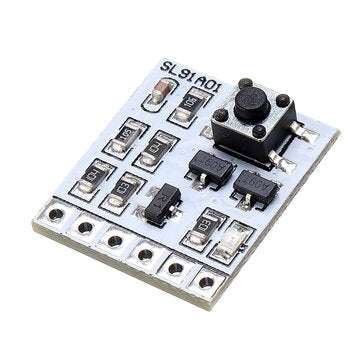 SL91A01 DC 2-18V 2A Self-locking Electronic Switch Bistable Board Button Trigger LED Relay Key Solen