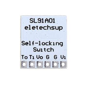 SL91A01 DC 2-18V 2A Self-locking Electronic Switch Bistable Board Button Trigger LED Relay Key Solen