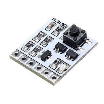 SL91A01 DC 2-18V 2A Self-locking Electronic Switch Bistable Board Button Trigger LED Relay Key Solen