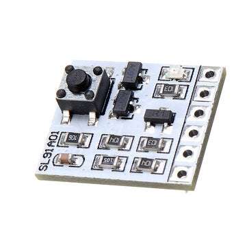 SL91A01 DC 2-18V 2A Self-locking Electronic Switch Bistable Board Button Trigger LED Relay Key Solen