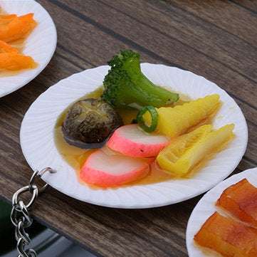 Simulation Delicious Chinese Food Model Fridge Magnet Key Chain Home Crafts