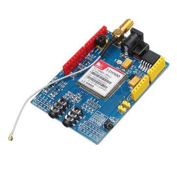 SIM900 Quad Band GSM GPRS Shield Development Board Geekcreit for Arduino - products that work with o