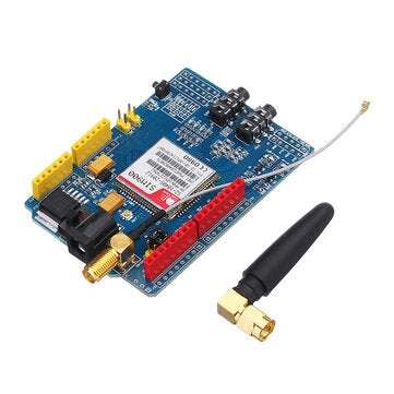 SIM900 Quad Band GSM GPRS Shield Development Board Geekcreit for Arduino - products that work with o