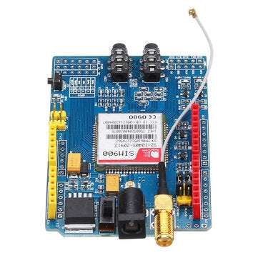 SIM900 Quad Band GSM GPRS Shield Development Board Geekcreit for Arduino - products that work with o
