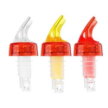 Spout Bottle Bar Beverage Dispenser Quick Shot Spirit Nip Tool Home Illuminated LED... (COLOR.: RED)