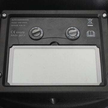 Silver Solar Auto Darkening Welding Helmet TIG MIG Welder Lens Mask