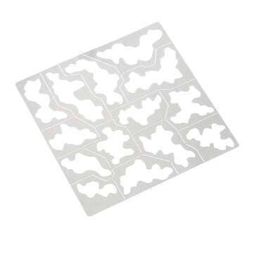 Stainless Steel 1/35 1/100 AJ0032 Spray Template Forest Camouflage Mould Tool