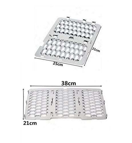 Silver / Chrome look  Honeycomb Front Grille Inserts For Jeep Grand Cherokee 2014-2016