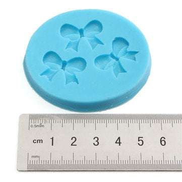 Silicone 3D Bowknot Fondant Mold Cake Decoration DIY Mold Mould