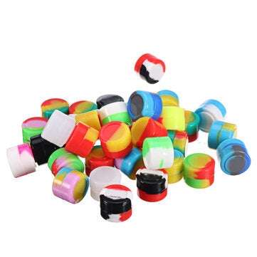 Silicone Container Wax 1 * 500ml Oil Drum + 50ml  * 2 Silicone Swab Container