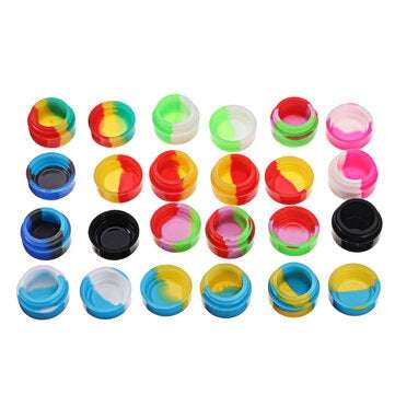 Silicone Container Wax 1 * 500ml Oil Drum + 50ml  * 2 Silicone Swab Container