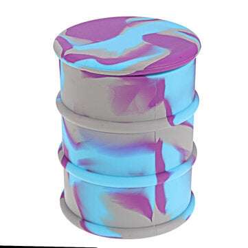 Silicone Container Wax 1 * 500ml Oil Drum + 50ml  * 2 Silicone Swab Container