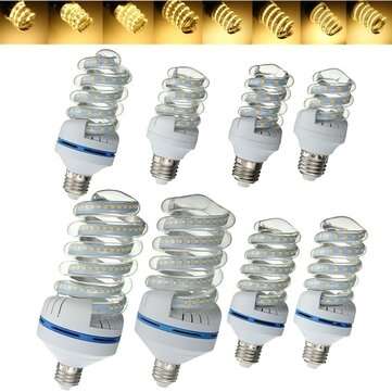 Spiral Style E27 5W-30W LED Ultra Bright Energy Saving Warm White Light Bulb AC86-245V (WATT: 5W)