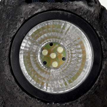 Solar Powered LED Rock Light Waterproof Stone Spot Lamp Garden Spotlight Outdoor Lighting