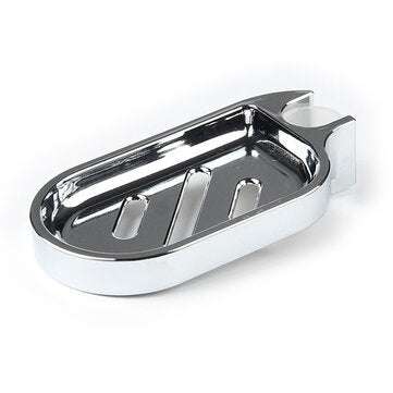 Soap Dish Adjustable Shower Rail Slide Soap Plates Smooth Bathroom Storage Holder
