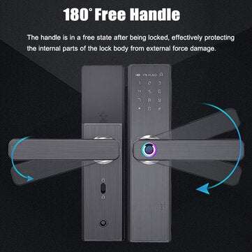 Security Electronic Smart Door Lock Touch Password Keypad Card Fingerprint