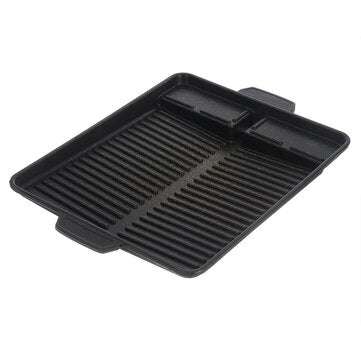 SEAROCK F50434 BBQ Grill Tray Cooking Plate Maifan Stone Coating Outdoor 32.5*26*4CM