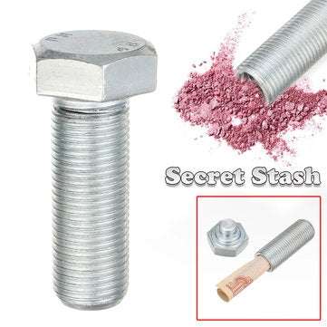 Screw Stash Secret Container Money Bolt Safe Box Hidden Safe Diversion Storage Desktop Organizer