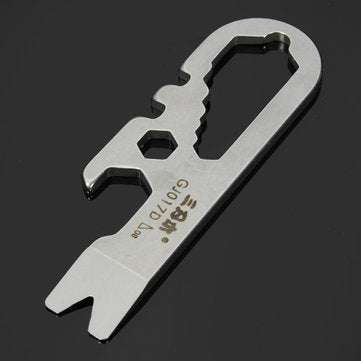Sanrenmu GJ017D Mini Multi Tools Kit Nail Puller Wrench Opener Keychain
