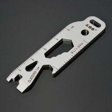 Sanrenmu GJ023D Multi Tools Kit Nail Puller Wrench Opener Keychain