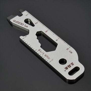 Sanrenmu GJ023D Multi Tools Kit Nail Puller Wrench Opener Keychain