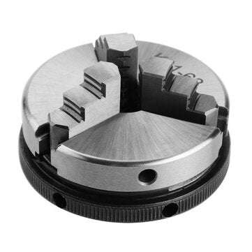 SANOU 3/4 Jaws Wood Lathe Chuck 50mm 63mm Manual Chuck Self-centering DIY Metal Wood La... (SIZE: B)