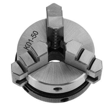 SANOU 3/4 Jaws Wood Lathe Chuck 50mm 63mm Manual Chuck Self-centering DIY Metal Wood La... (SIZE: A)