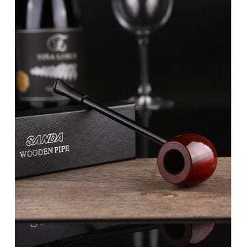 Sanda SD570B 1 Set Smokin Pipe Small Durable Smokin Cigarettte Pipe TobaCcco Cigaar Pipes Gift box A