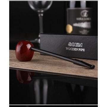 Sanda SD570B 1 Set Smokin Pipe Small Durable Smokin Cigarettte Pipe TobaCcco Cigaar Pipes Gift box A