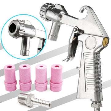 Sandblaster Air Siphon Feed Blast Nozzle Ceramic Tips Abrasive Sand Blasting
