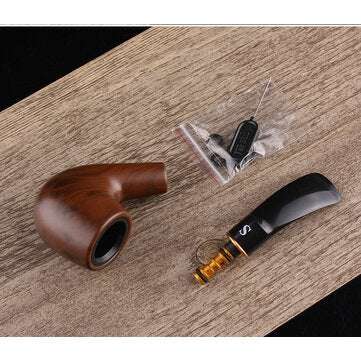 Sanda SD103 1 Set Smokin Pipe Small Durable Smokin Cigarettte Pipe TobaCcco Cigaar Pipes Gift box An