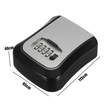 Safe Security Outdoor Storage Key Hide Safe Box Wall Mounted Combination Lock Lockout
