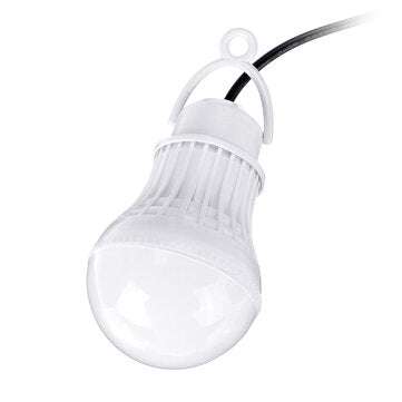 Solar Panel Power Lighting System + 2 LED Light Bulbs USB Charger Support FM Bluetooth SD Card