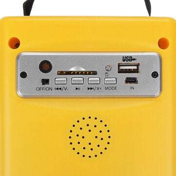 Solar Panel Power Lighting System + 2 LED Light Bulbs USB Charger Support FM Bluetooth SD Card