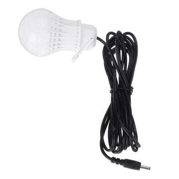 Solar Panel Power Lighting System + 2 LED Light Bulbs USB Charger Support FM Bluetooth SD Card