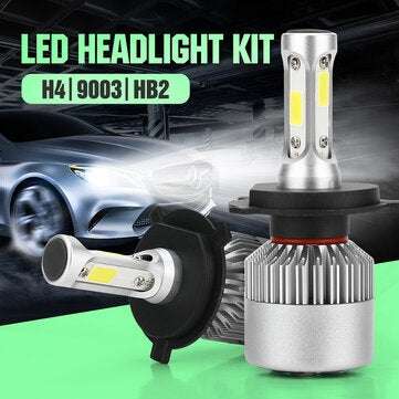 S2 72W Car COB LED Headlights H4 H7 H1 9005 9006 H11 Fog Lights Bulb 8000LM 6... (TYPE: H4/HB2/9003)