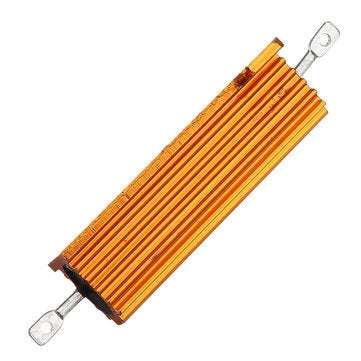 RX24 50W 50R 50RJ Metal Aluminum Case High Power Resistor Golden Metal Shell Case Heatsink Resistanc