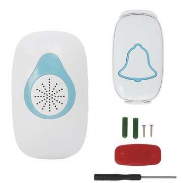 Smart Wireless Doorbell Plug & Play Door Bell Kit Plug-in Receiver Waterproof