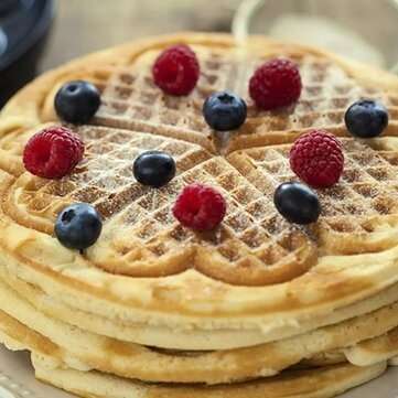 SOKANY Electric Waffle Maker 1200W Sandwich Cake Machine Baking Pan Non-stick for Kitchen