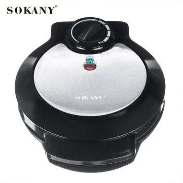 SOKANY Electric Waffle Maker 1200W Sandwich Cake Machine Baking Pan Non-stick for Kitchen