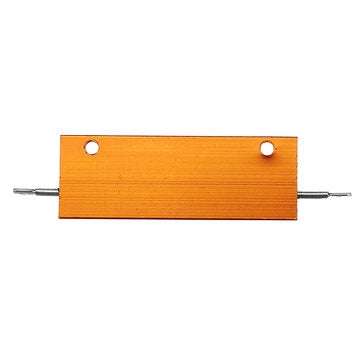RX24 100W 50R 50RJ Metal Aluminum Case High Power Resistor Golden Metal Shell Case Heatsink Resistan