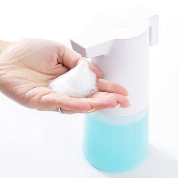 RUIZHI S-08 300ml Automatic Infrared Induction Sensor Foaming Soap Dispenser Wall Mounted USB Chargi