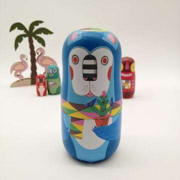 Russian Wooden Nesting Doll Handcraft Decoration Christmas Gifts
