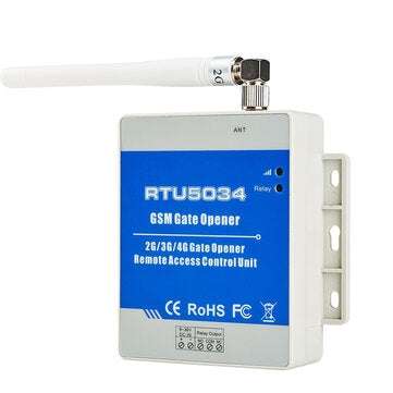 RTU5034 GSM Gate Opener Access Relay Switch Remote Control by Free Call Home Alarm System Security f
